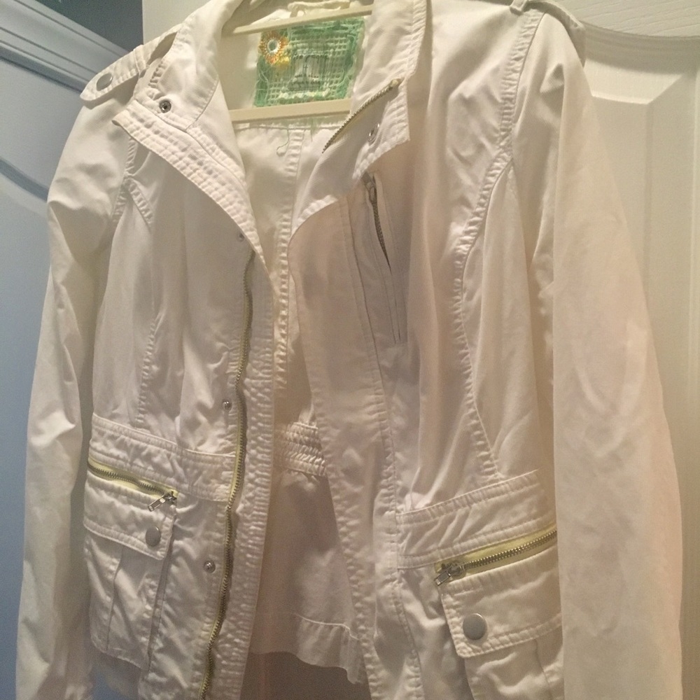 Free People White Jacket